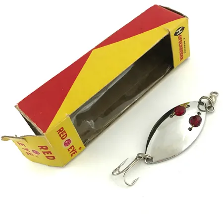 Hofschneider Red Eye Lepel, Nikkel / Rood, 6.5g, Glazen Ogen, #5683