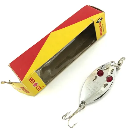 Hofschneider Red Eye Lepel, Nikkel / Rood, 6.5g, Glazen Ogen, #5683