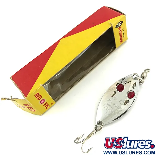 Hofschneider Red Eye Lepel, Nikkel / Rood, 6.5g, Glazen Ogen, #5683