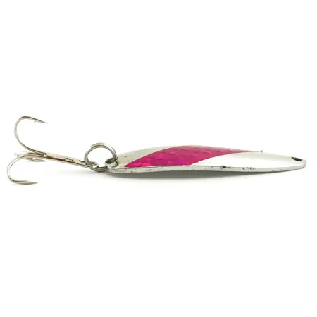 Gator Lepel, Nikkel / Roze Hologram, 16g, RVS, #5688