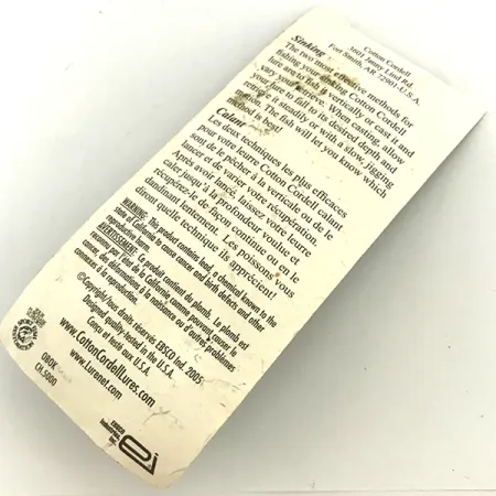 Cotton Cordell CC Spoon Jig, Gehamerd nikkel, 24g, lepel, #5691