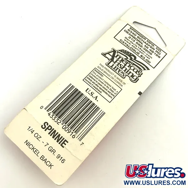 Eppinger Dardevle Lepel, Rood / Wit / Nikkel, 7g, Nikkelen Achterkant, #5692