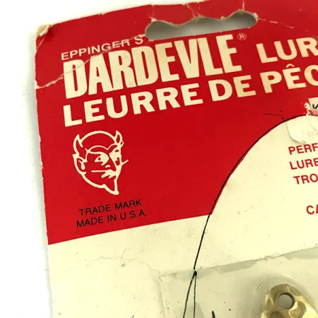 Dardevle Imp Klicker Lepel, Gehamerd Messing, 11g, Klick-Bladen, #5699