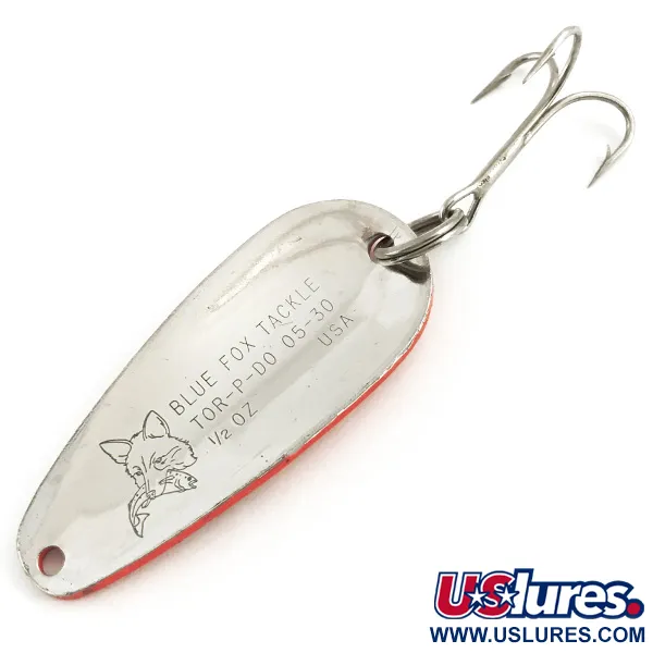 Blue Fox Tor-P-Do UV Lepel, Fluor. Roze/Zwart/Nikkel, 14g, #5707