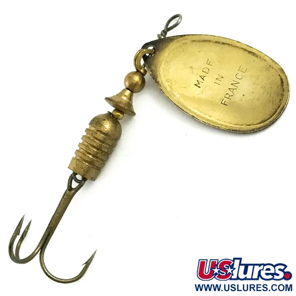 Mepps Aglia 3 Spinner, Goud, 7g, Vintage jaren '50, #5733