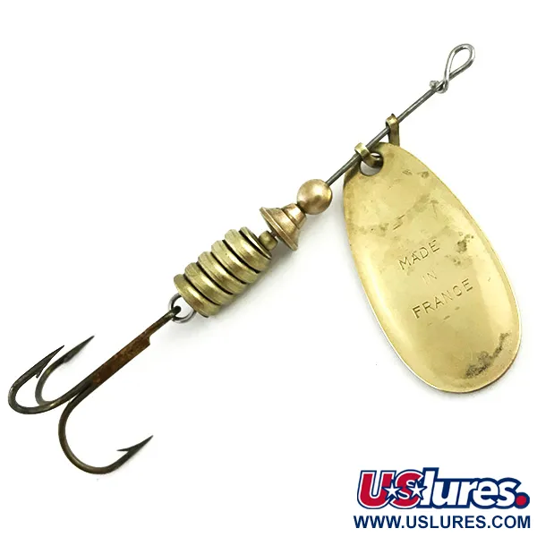 Mepps Comet 3 (1956) Spinner, 7g, Messing Blad, #5734