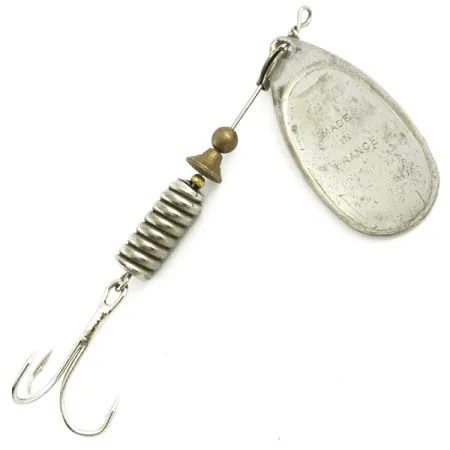 Mepps Comet 4 Vintage Spinner, Zilver, 9g, Wisselbare dreg, #5735