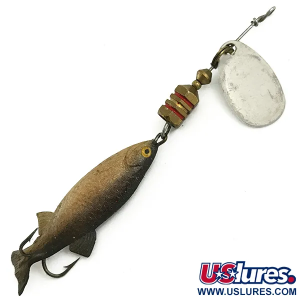 Mepps Comet Mino 1 Spinner, Zilver, 4.6g, Softbait Minnow, #5736