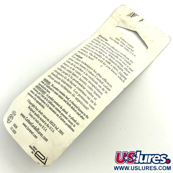 Cotton Cordell CC Spoon Jig-lepel, Gehamerd Nikkel, 14g, #5740