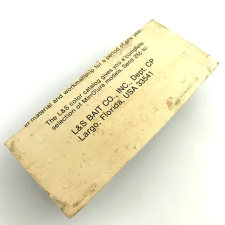 L&S Bait Company MirrOlure Bass-master Walker, Rood/Zilver, 14g, #5744