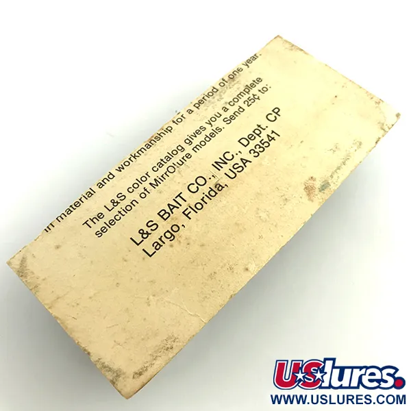 L&S Bait Company MirrOlure Bass-master Walker, Rood/Zilver, 14g, #5744