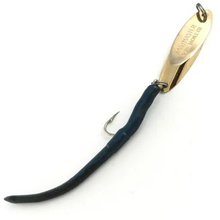 Acme Kastmaster Lepel, Goud, 10.5g, blauwe trailer, #5769