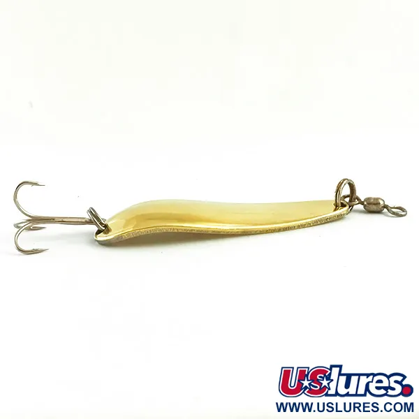 Luhr Jensen Krocodile Die #4 Lepel, Messing, 19g, Vintage, #5778