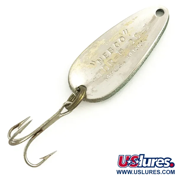 Nebco Tor-P-Do 1 Lepel, Groen / Wit / Nikkel, 7g, Vintage, #5784