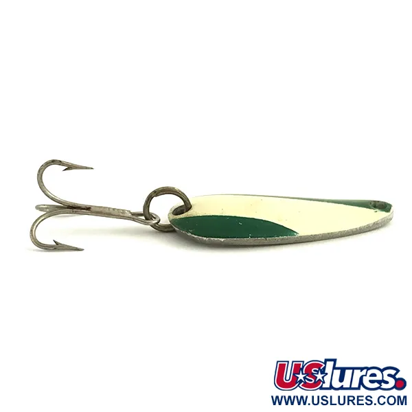 Nebco Tor-P-Do 1 Lepel, Groen / Wit / Nikkel, 7g, Vintage, #5784