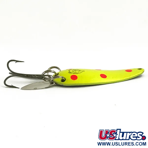 Eppinger Dardevle Imp Klicker UV Lepel, Geel/Rood/Nikkel, 11g, #5788