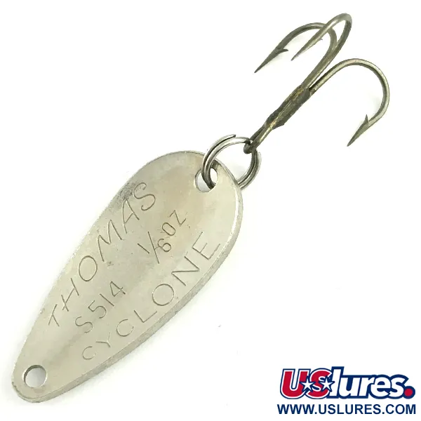 Thomas Cyclone Lepel, Zilver / Rood, 4,3g, Schubbenpatroon, #5818