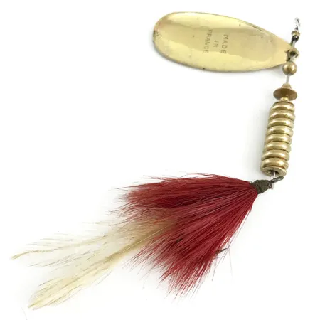 Mepps Comet 5 Spinner 1960s, Goud, 14g, Verwisselbare haak, #5843