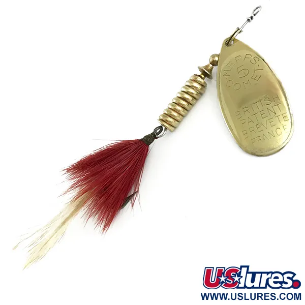 Vintage Mepps Comet 5 Dressed 1960s (verwisselbare haak)