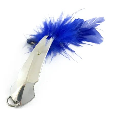 Tony Accetta Pet Spoon 14 Weedless Lepel, Nikkel/Blauw, 7g, #5857