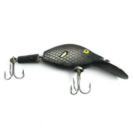 Eppinger Sparkle Tail Plug, Zwart / Zilver, 6.5cm, Gedeeld, #5860