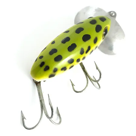 Fred Arbogast Jitterbug Oppervlakkunstaas, Frog, 14g, Alu Lip, #5861