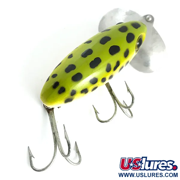Fred Arbogast Jitterbug Oppervlakkunstaas, Frog, 14g, Alu Lip, #5861