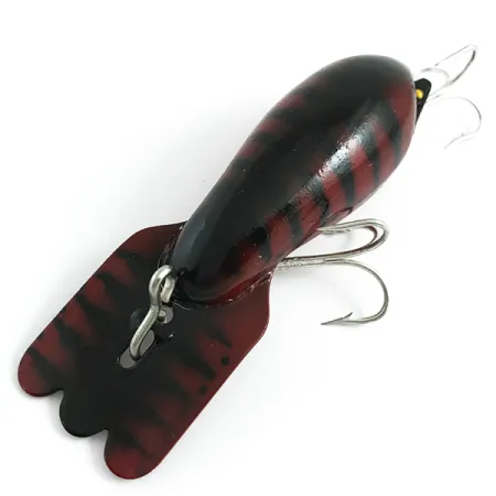 Fred Arbogast Mud Bug Plug, Donkerrood, 14g, Metalen Duiklip, #5863
