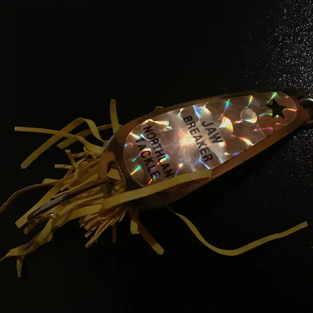 Northland Jaw-Breaker Lepel, Goud, 15,5g, Gele Skirt, #5865