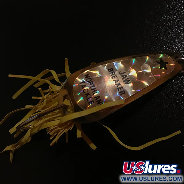 Northland Jaw-Breaker Lepel, Goud, 15,5g, Gele Skirt, #5865