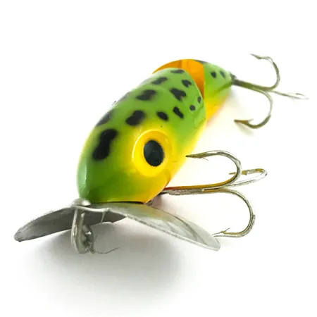 Fred Arbogast Jitterbug Jointed Oppervlakte-aas, Frog, 10g, #5868