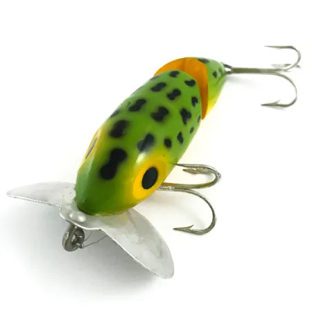 Fred Arbogast Jitterbug Jointed Oppervlakte-aas, Frog, 10g, #5868