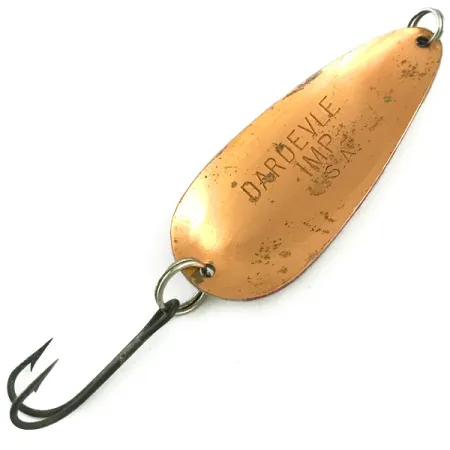 Eppinger Dardevle Imp Lepel, Rood/Wit/Koper, 11g, Koperen rug, #5873