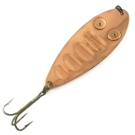 Paul Bunyan Ruby Spoon Lepel, Koper/Rode Ogen, 25g, Vintage, #5883