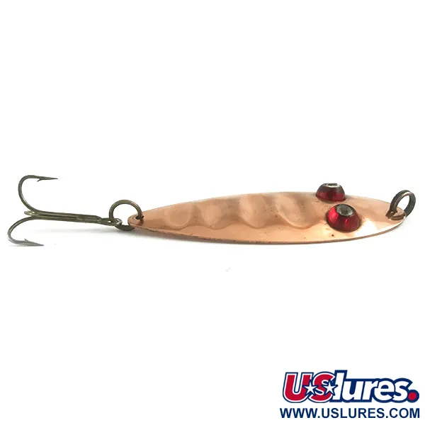 Paul Bunyan Ruby Spoon Lepel, Koper/Rode Ogen, 25g, Vintage, #5883