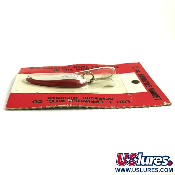 Eppinger Dardevle Midget Lepel, Rood/Wit, 6g, Vintage, #5894