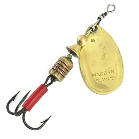 Mepps Aglia 2 Spinner, Goud, 4,5g, Messing body, #5899
