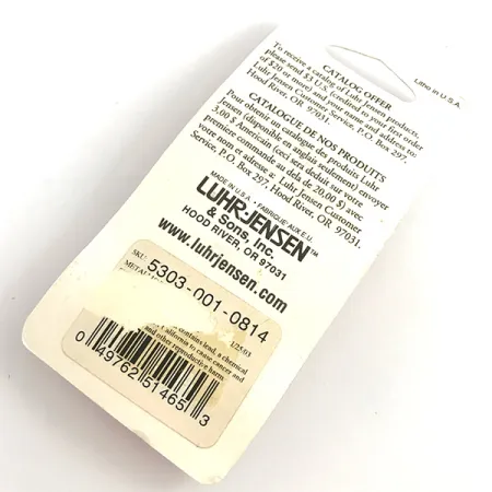 Luhr Jensen Loco 1 Lepel, Koper/Groen, 4g, Gehamerd, #5945