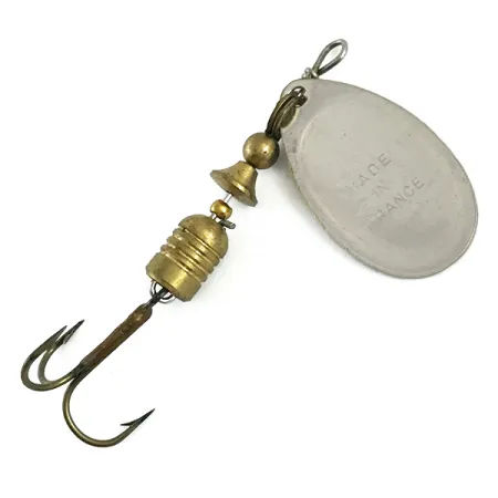 Mepps Aglia 2 (1950s) Spinner, Zilver, 4,5g, British Patent, #5906