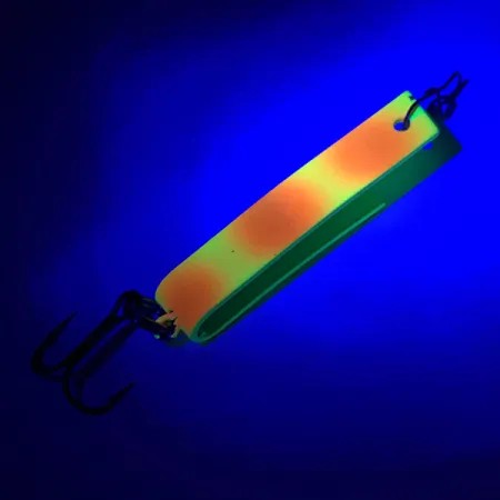 Luhr Jensen Super-Duper 503 Lepel, Rood / Geel, 4,3g, UV-coating, #5947