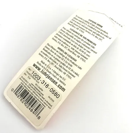 Luhr Jensen Krocodile UV Lepel, Yellow, 7g, UV Finish, #5922