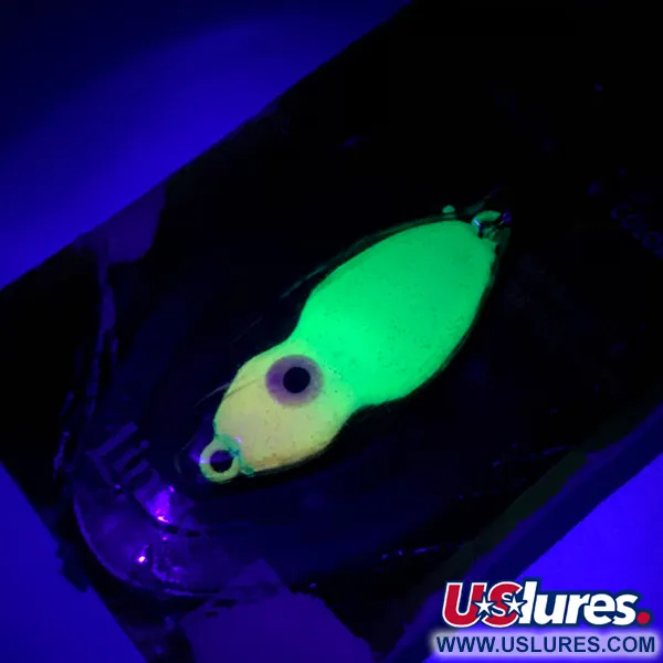 Lindy Frostee Jigging Spoon, Chartreuse UV Glow, 7g, UV-Lichtgevend, #5924