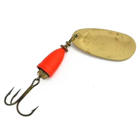 Blue Fox Super Vibrax 5 UV Spinner, Goud/Oranje, 13g, UV-actief, #5931