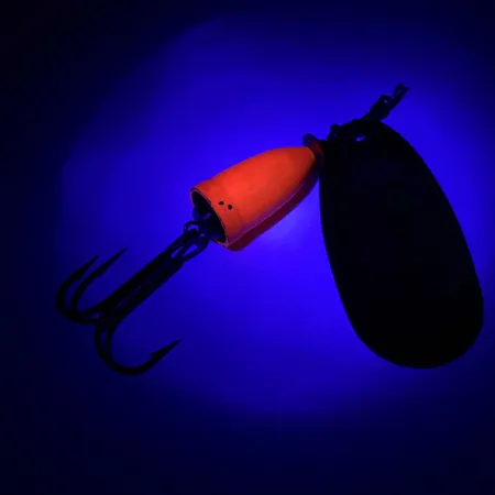 Blue Fox Super Vibrax 5 UV Spinner, Goud/Oranje, 13g, UV-actief, #5931