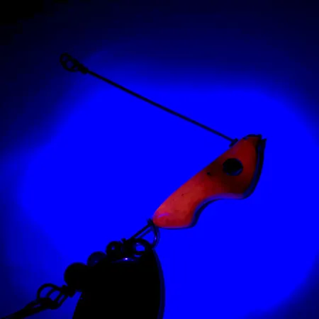 Erie Dearie Walleye Killer Spinner, Nikkel / Rood, 14g, UV, #5932