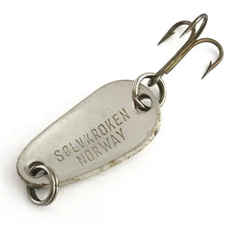 Sølvkroken Spesial Classic Lepel, Zilver/Rood, 4g, Vintage, #5934