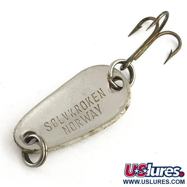 Sølvkroken Spesial Classic Lepel, Zilver/Rood, 4g, Vintage, #5934