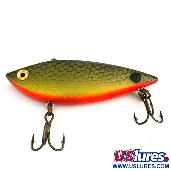 Cotton Cordell TH Spot UV Lipless Crankbait, Groen/Oranje, 14g, UV, #5935