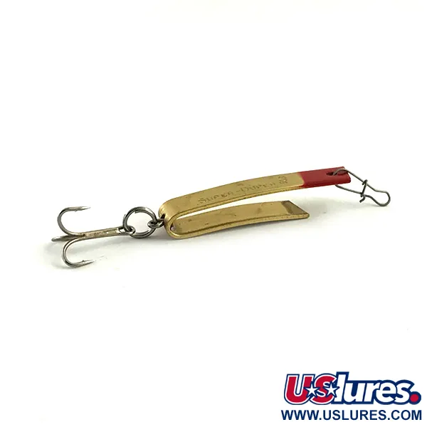 South Bend Super-Duper 503 Lepel, Goud / Rood, 4.3g, Hybride, #5941