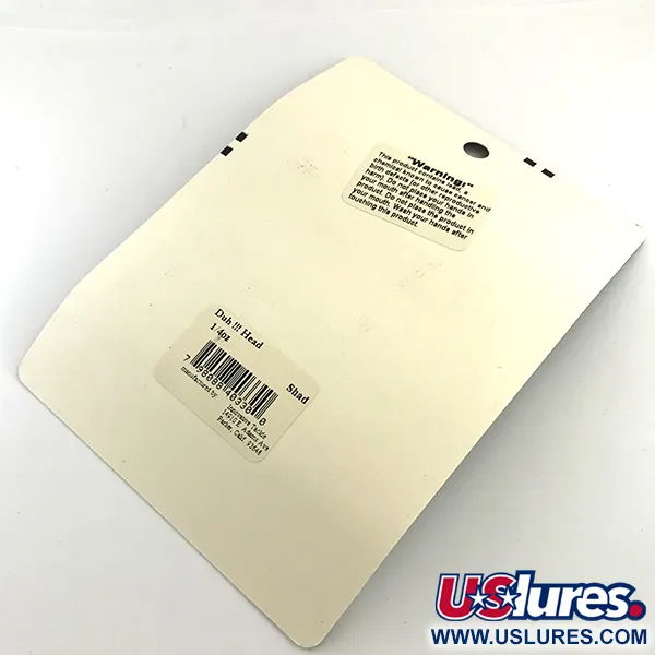 DUH!!! Head jig heads kit, Wit / Zwart, 7g, Offset Haak, #6295